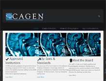 Tablet Screenshot of cagen.info